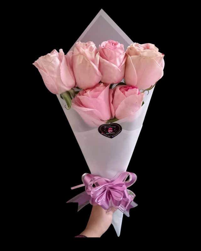 Bouquet de rosas rosadas